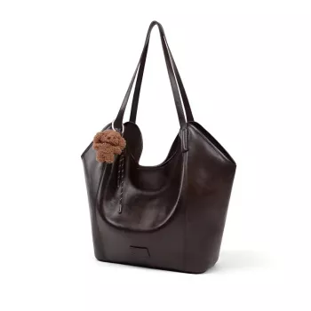Elegant Leather Shoulder Tote Bag: Style, Fit & Care