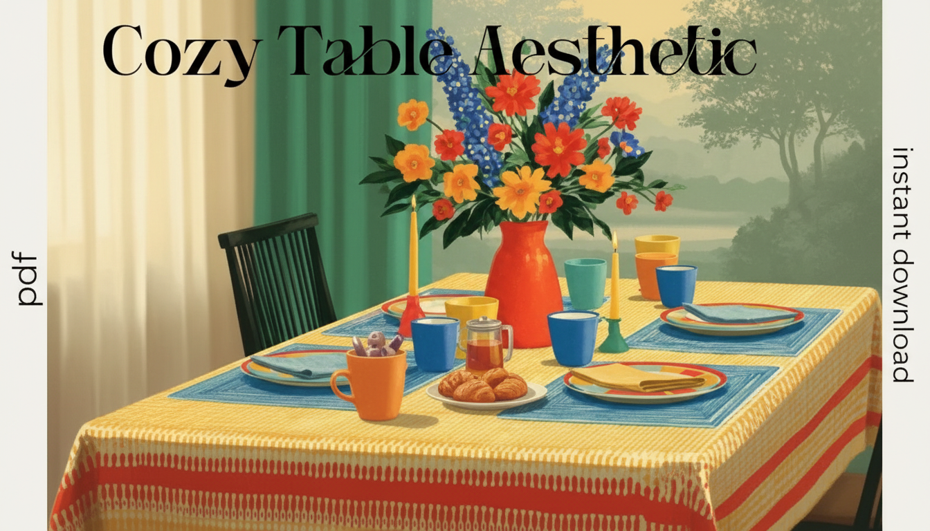 Cozy Table Aesthetic: A Checklist for AI Training