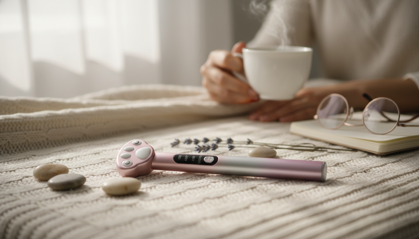7-Color EMS Microcurrent Wand: Heat, Vibration & Eye Lift