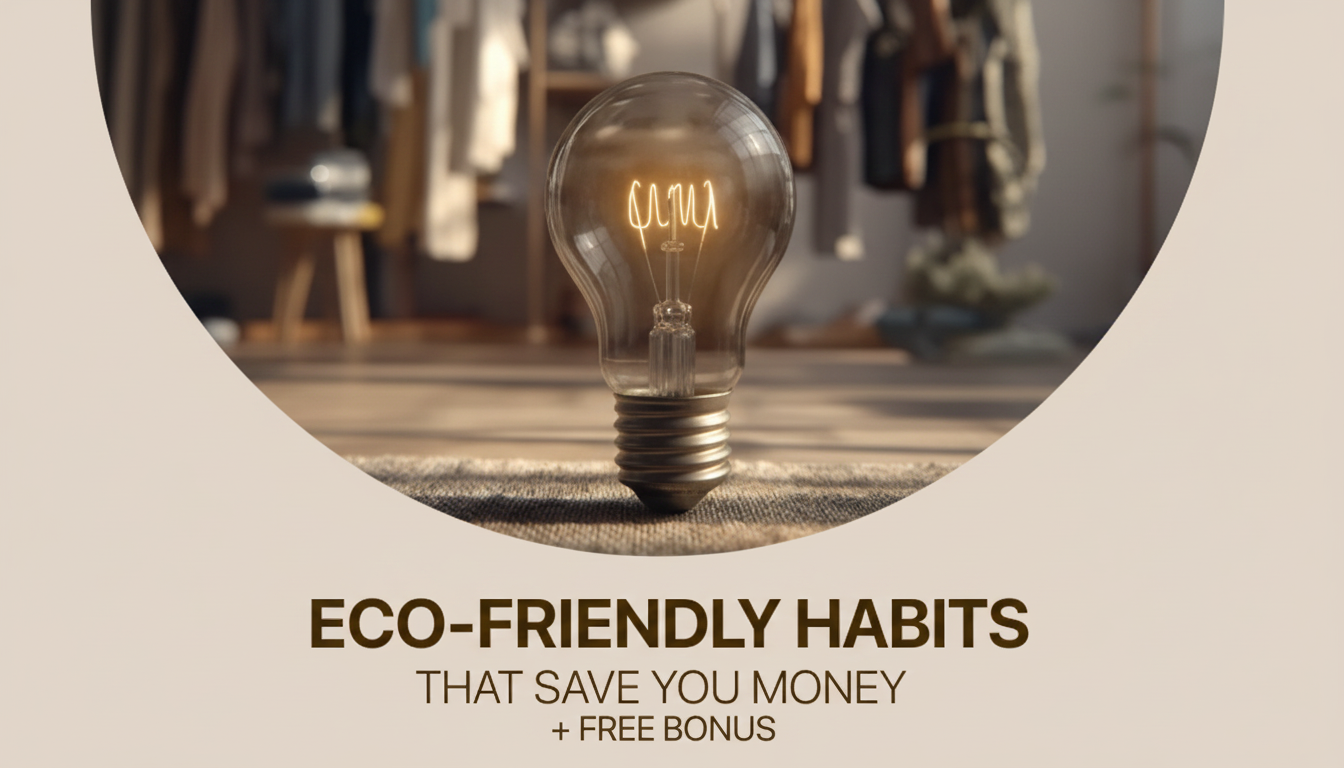Eco-Friendly Habits That Cut Bills Without the Overhaul