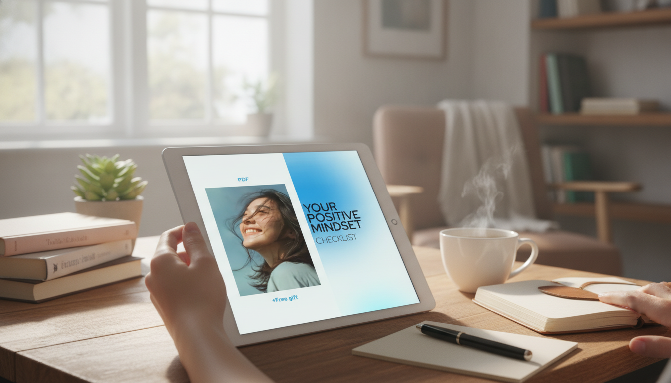Positive Mindset Checklist: 3-Minute Reset + Daily Routine