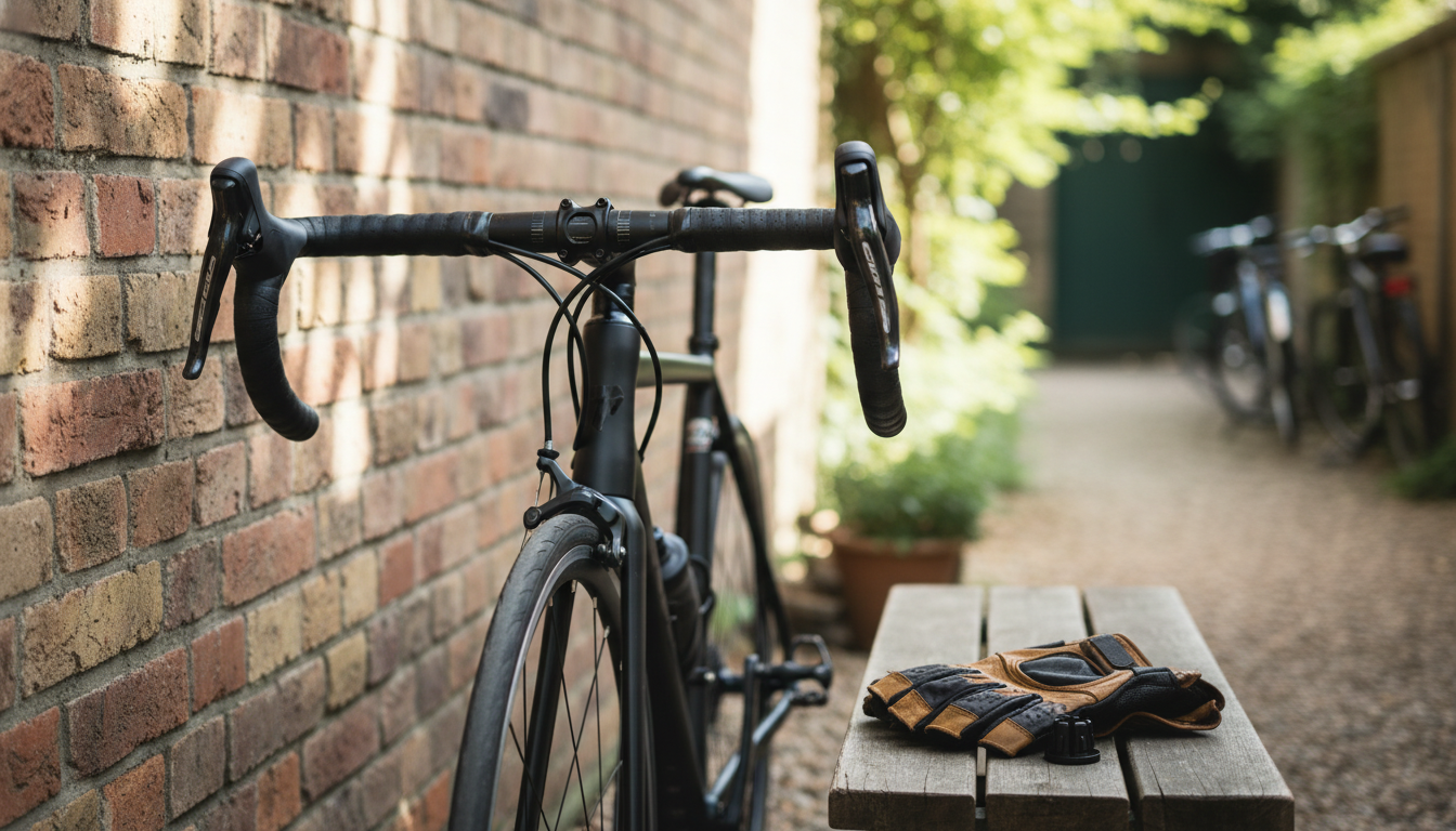 PU Road Bike Bar Tape: Anti-Slip Grip + End Plugs