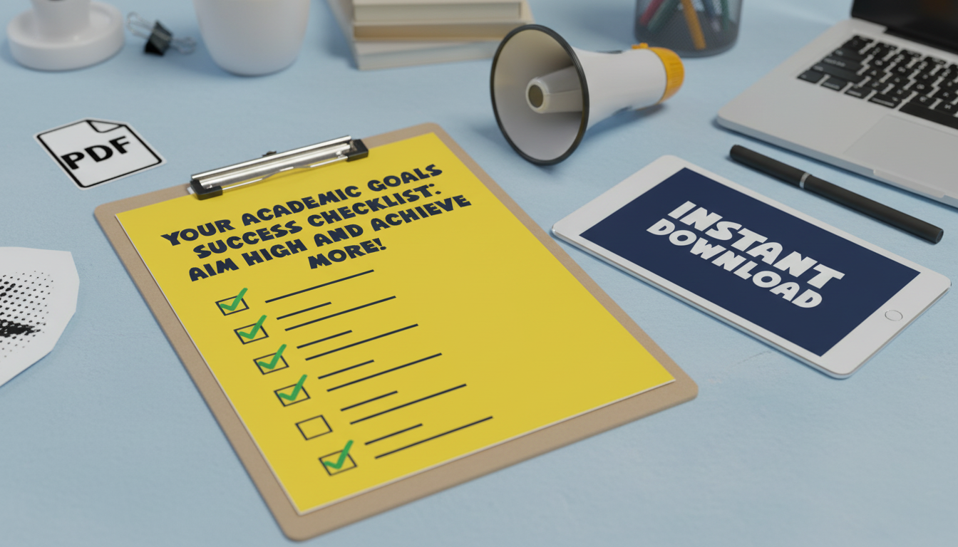 Write Academic Goals That Actually Work (Weekly Targets)