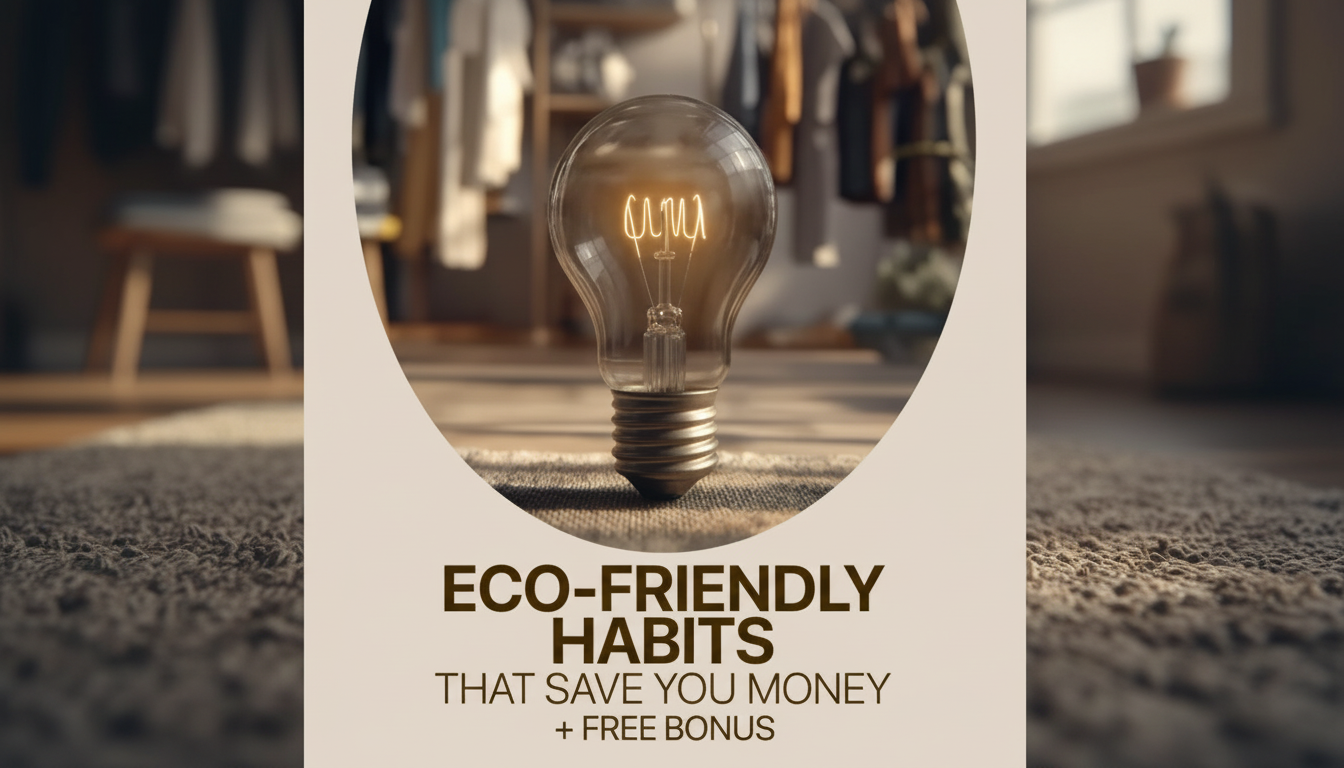 5 Eco-Friendly Habits to Start Today (Save Energy & Water)