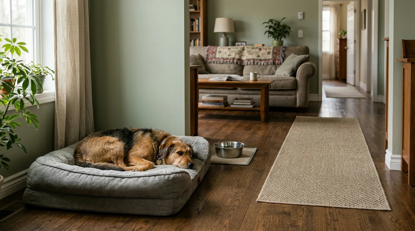 A Comfortable Home Setup for Your Dog