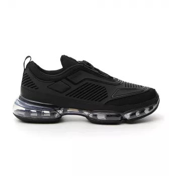 Prada Cloudbust Air Mesh Low Tops: City-Ready Black